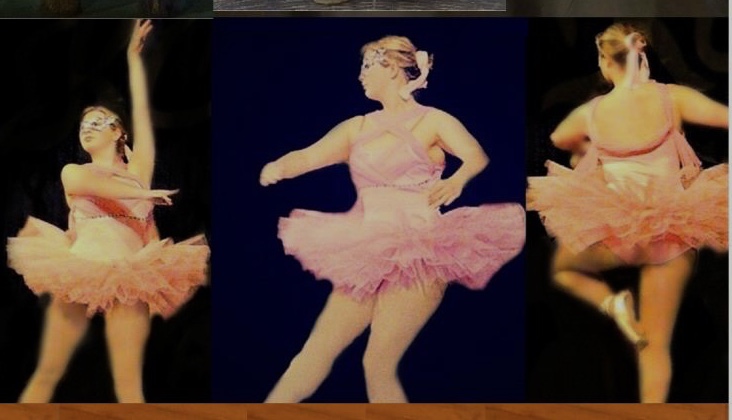 Ballerina In her pirouette